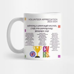 Volunteer appreciation 23-24 Honorees Mug